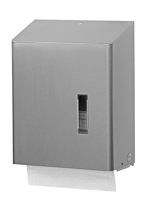 HSU 31 E Papierhandtuchspender Silber, BxHxT 278x350x133mm Edelstahl rostfrei
