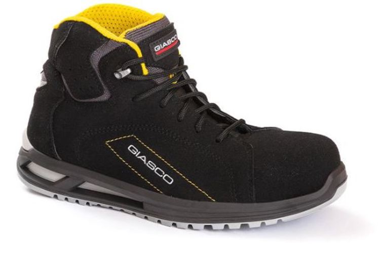 Borneo S3 Schnürstiefel Gr.36-46 MICRO-tech/ schwarz/ gelb S1 SRC ESD Metallfrei