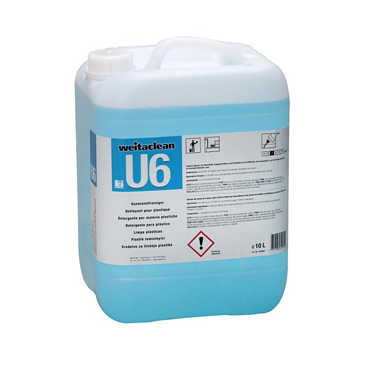 U6 Kunststoffreiniger 10L Kanister à 10 Liter