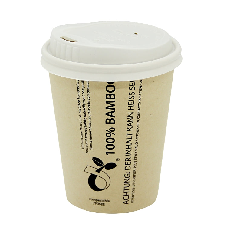 Hot Cup Eco Bambus 2dl Pack à 50 Stück mit BioPBS-Beschichtung