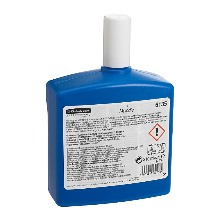 Lufterfrischungssystem Krt. 6 Flaschen à 310 ml Melodie, blumiger Duft