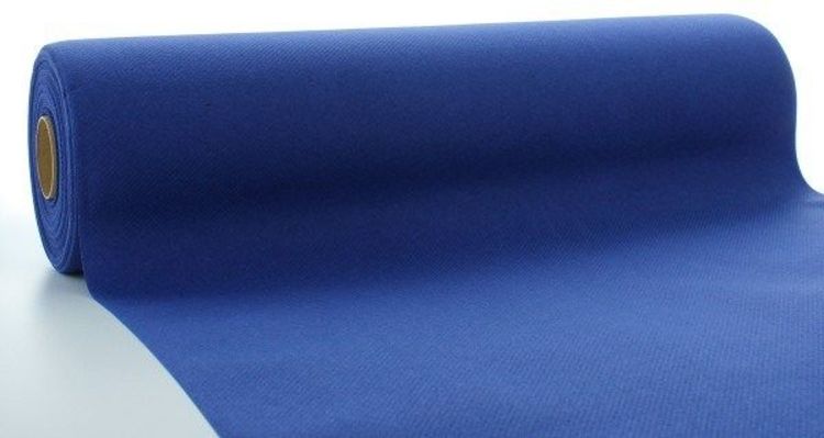 Tischläufer BASIC  ROYALBLAU Pack à 1 Stück 40 cm breit x 24 lfm. Linclass