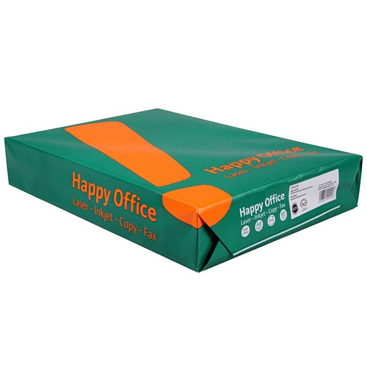 Happy Office A4 80g/m2 weiss Pack a 500 Blatt EU Ecolabel, ECF