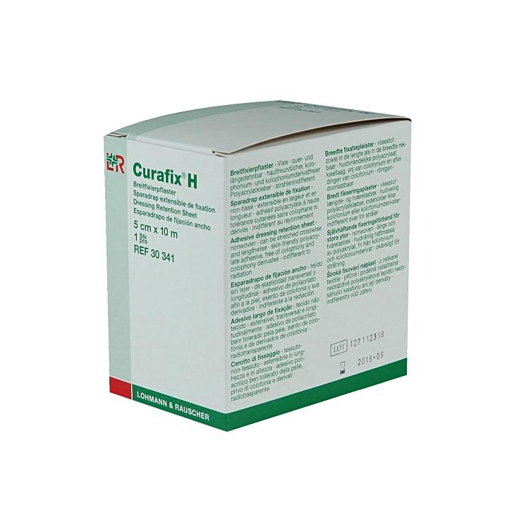 Curafix H 10cm x 10m weiss Breitfixierpflaster Vliesstoff