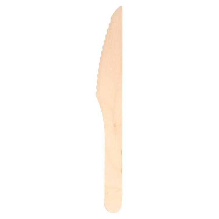 Messer CUBIERTOS 160mm Pack à 100 Stk, Holz, braun zu 321354/56