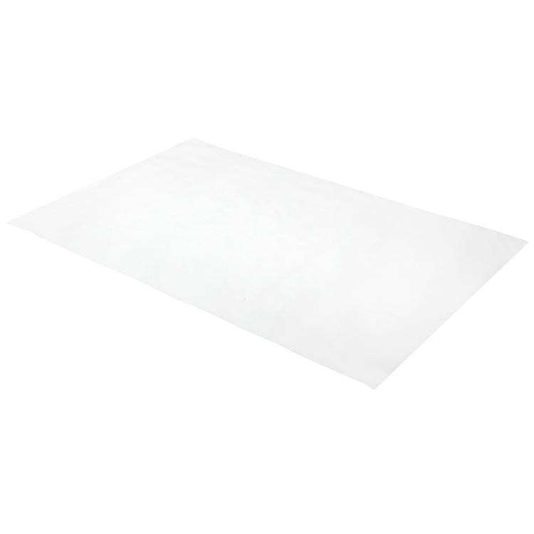 Tela Plano Gourmenta Krepp weiss,58x38 cm,1-lagig,45gm2 Zell., Karton à 10 Kg