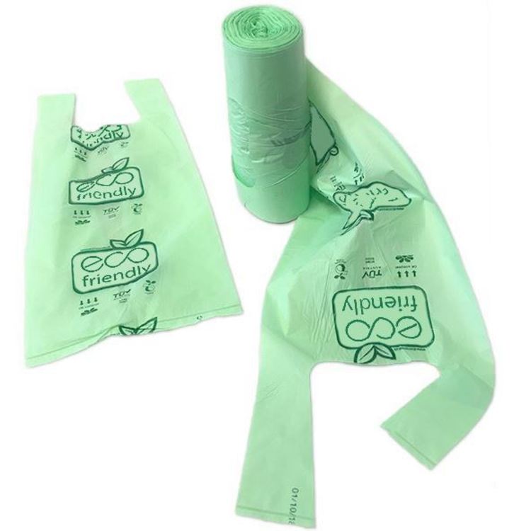 Bio Knotenbeutel 16/20L Karton à 7 Rl x 100 = 700 Stk 220 + 190 x 490mm, 25my