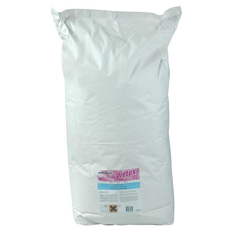 Wetex 40  25kg Sack à 25kg Vorwaschmittel 30°-40°-60°