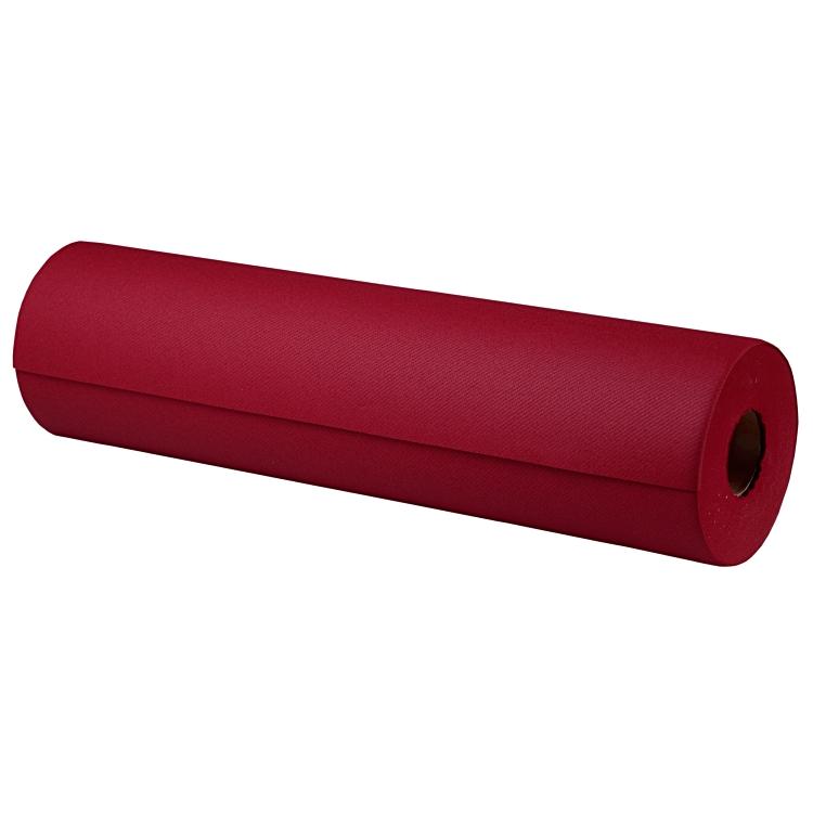 Tischläufer BASIC  BORDEAUX Pack à 1 Stück 40 cm breit x 24 lfm. Linclass