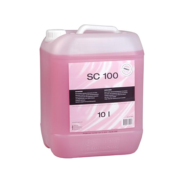 Seifencrème SC 100 rosa 10L Kanister à 10L zu Spender 312741,