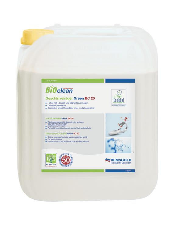 BioClean Geschirrreiniger BC20 Kanister à 12kg/9.9L, green Geschirrreiniger, EU-