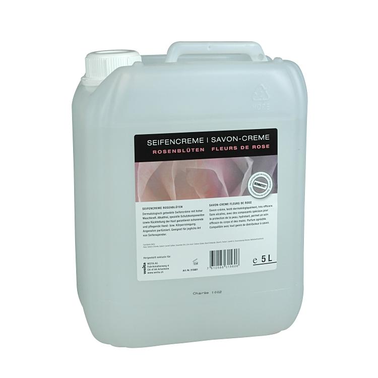 Seifencreme "Rosenblüten" 5 L farblos