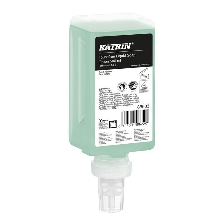 KATRIN Flüssigseife Green 0.5L Patrone à 500ml, touchfree