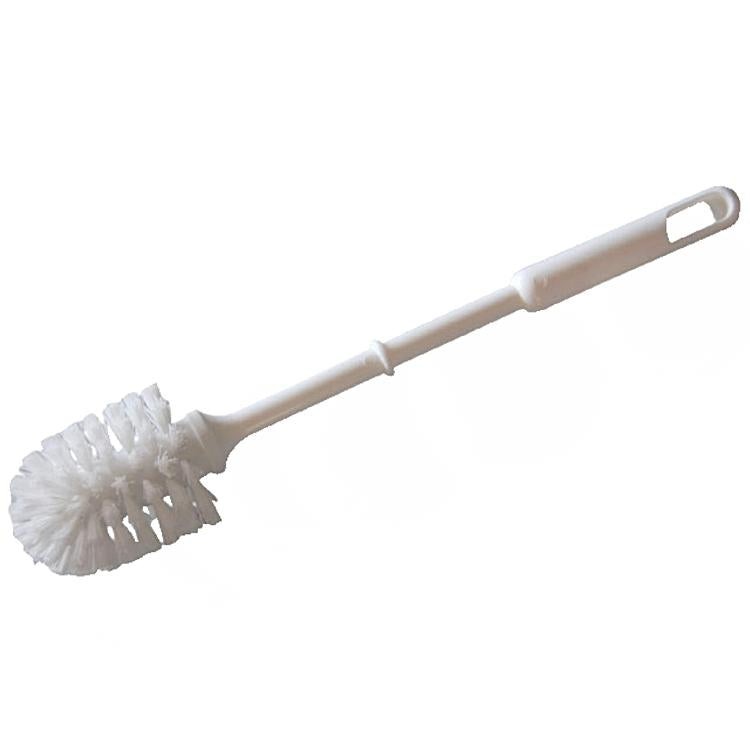 WC-Besen Kugelform 67mm Körper/Besatz: PP weiss Mit Neusilberdraht