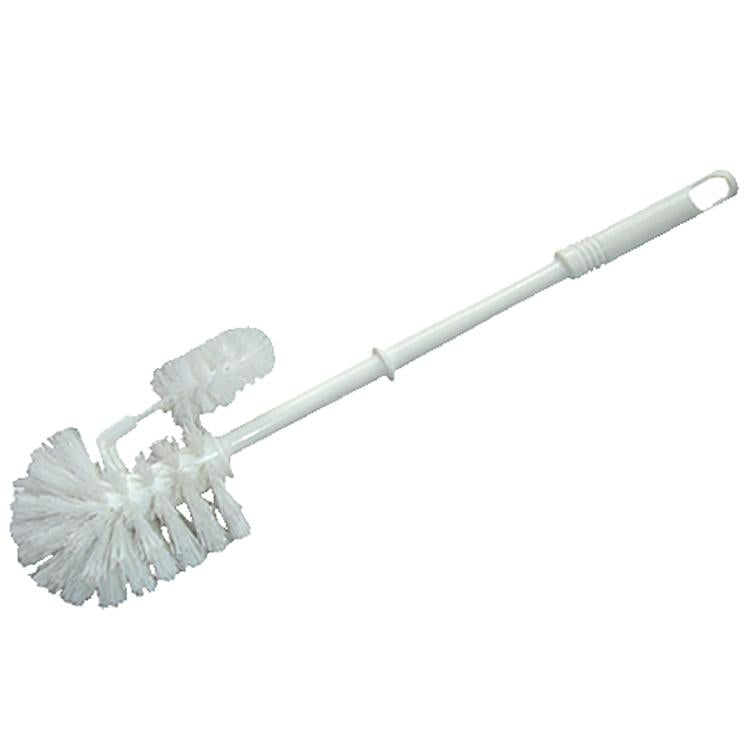 WC-Besen mit Randreiniger Körper: PP weiss 75 mm dm Besatz: PP weiss