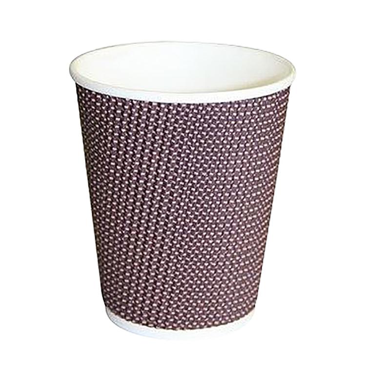 Kartonbecher 80mm 2dl Ripple Karton à 500 Stück