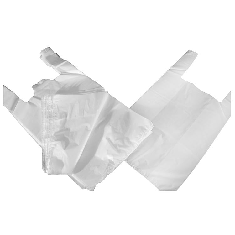 Ausschnitt-Taschen weiss Dispenser à 100 Stück, 18 my HD/PE,  260/160x500 mm