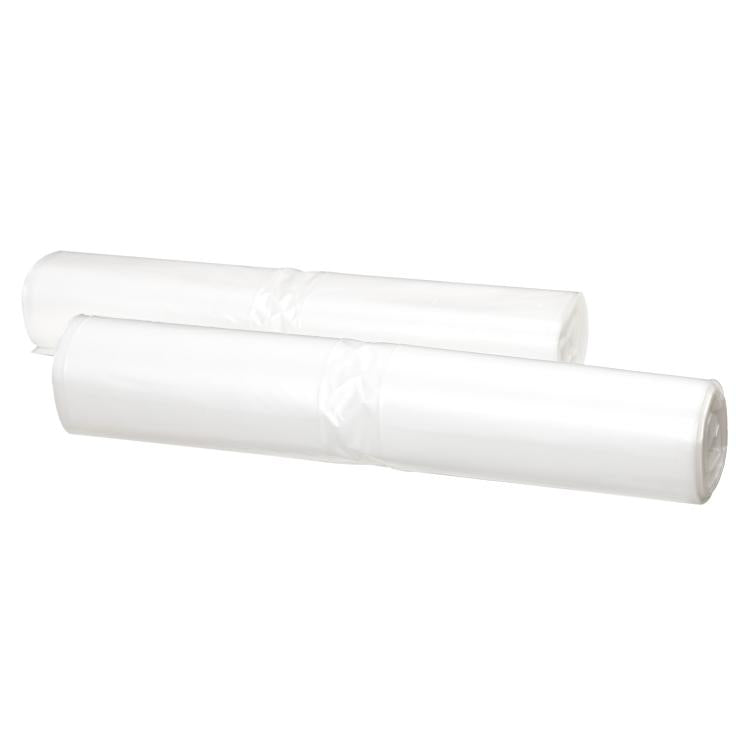 Kehrichtsack 50L/transparent Karton à 250 Stk,o. Verschluss 610x900mm, HDPE 23µ,