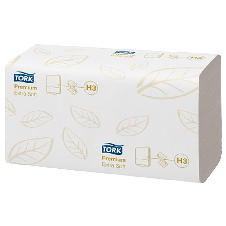 Papierhandtücher Tork Prem.H3 Krt.à 15x200=3000 Stk.,ZZ-Falz 22.6x23cm,2-lagig T