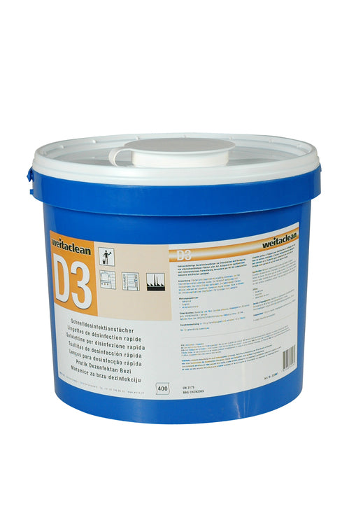 D3 Schnelldesinfektionstücher gebrauchsfertige Tücher ge- tränkt