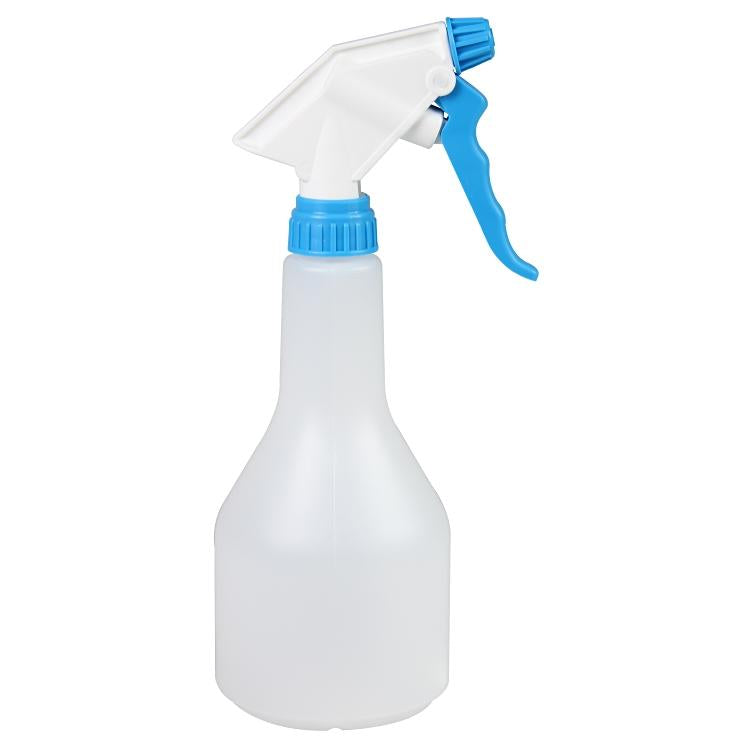 Keulenflasche 500ml blau Flasche à 500ml inkl. blauer Sprüher und