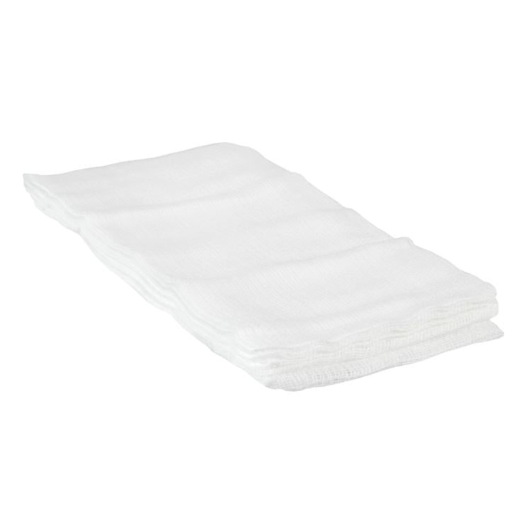 Mullkompressen 10 x 20 cm 100 Stück/Pack, 12-fach, 17- fädig,unsteril,100% Baumw