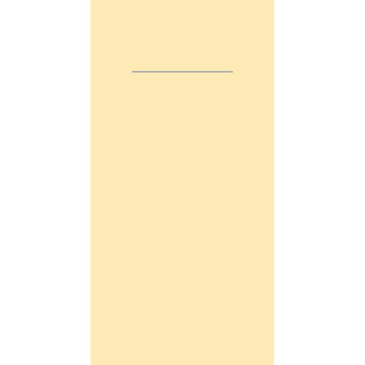 Pocket-Napkins: BASIC  CREME Pack à 75 Stück 40 x 40 cm 1/8 Falz Linclass