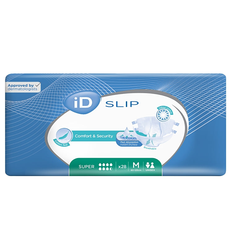 iD Slip Super M 28 Stk / Beutel Grün 3350ml Taillenumfang 80-125 cm