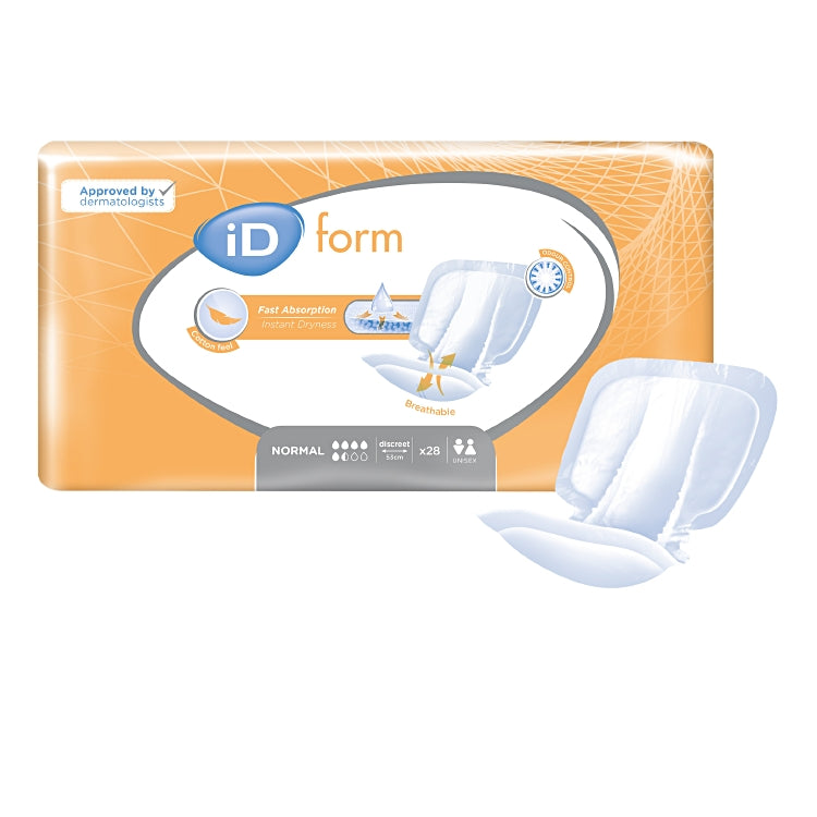 iD Form Normal Discreet Beutel à 28 Stk Grau, 1350 ml