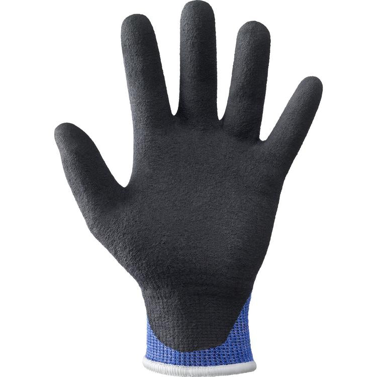 NERI NIT-COOL, Gr. 8-10 (M-XL) Kälteschutzhandschuh Schwarz/blau, 15 gauge