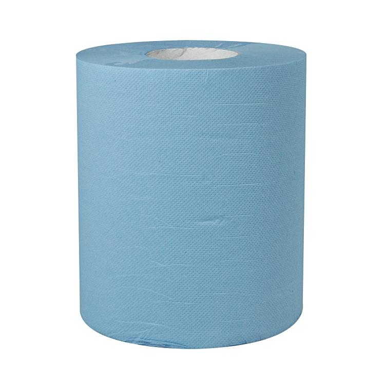 Putzrollen Venardo Midi 2lagig Sack à 6 Rollen,blau,Zellulose 22x36 cm,416 Cps.m