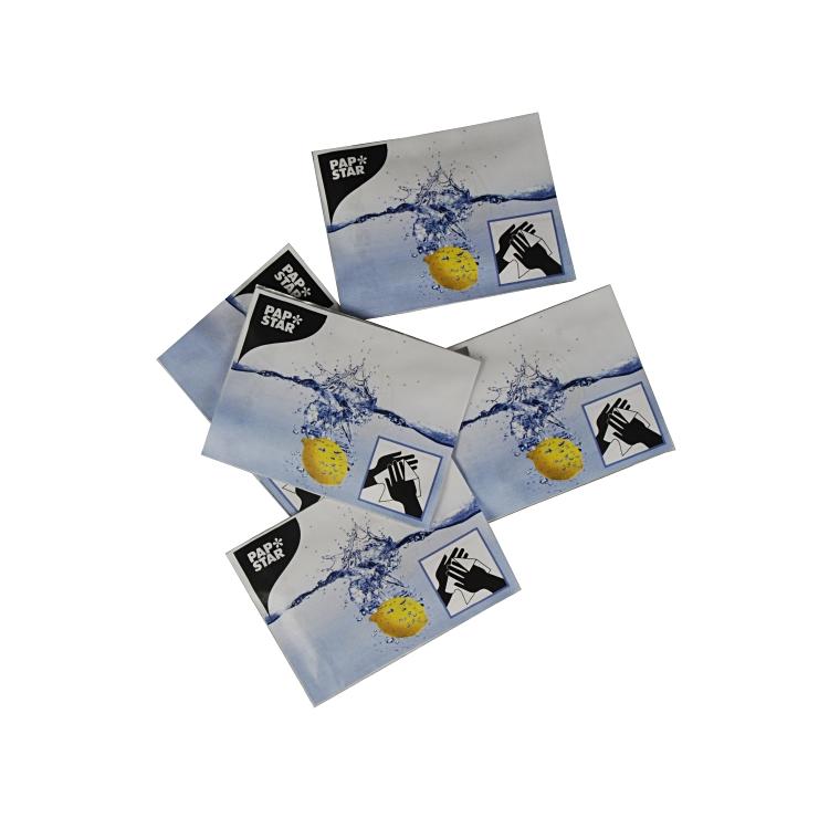 Erfrischungstücher CITRO Pack à 250 Stk, weiss 14 x 14cm, 40gm2