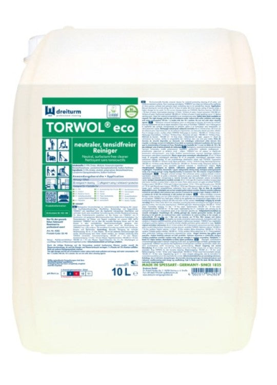 Torwol Eco10l Kanister à 10l Neutraler, tensidfreier