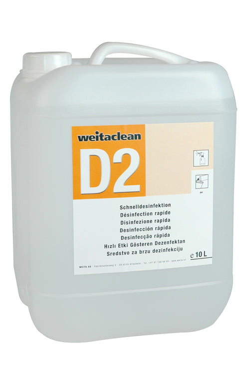 D2 Schnelldesinfektion 10 L Kanister à 10 Liter