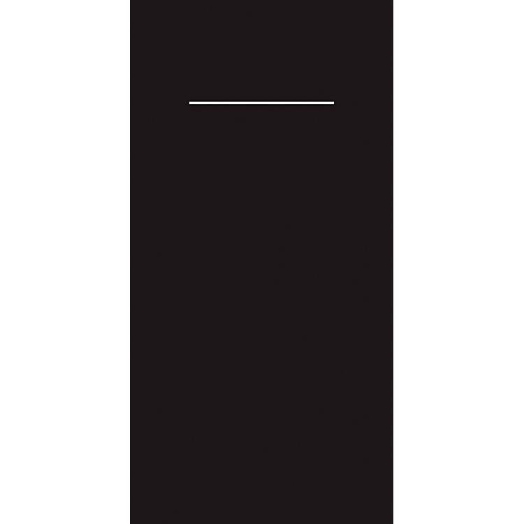 Pocket-Napkins: BASIC  SCHWARZ Pack à 75 Stück 40 x 40 cm 1/8 Falz Linclass