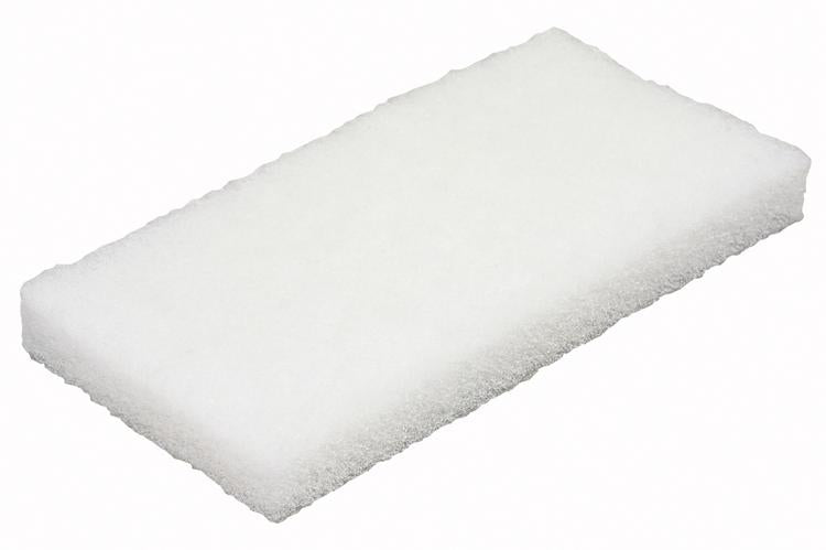 Randreinigungspad 245mm, weiss, weich 245x125x23mm
