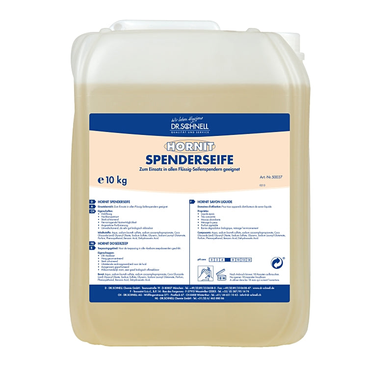 HORNIT SPENDERSEIFE 10L Kanister à 10L pH 5.5
