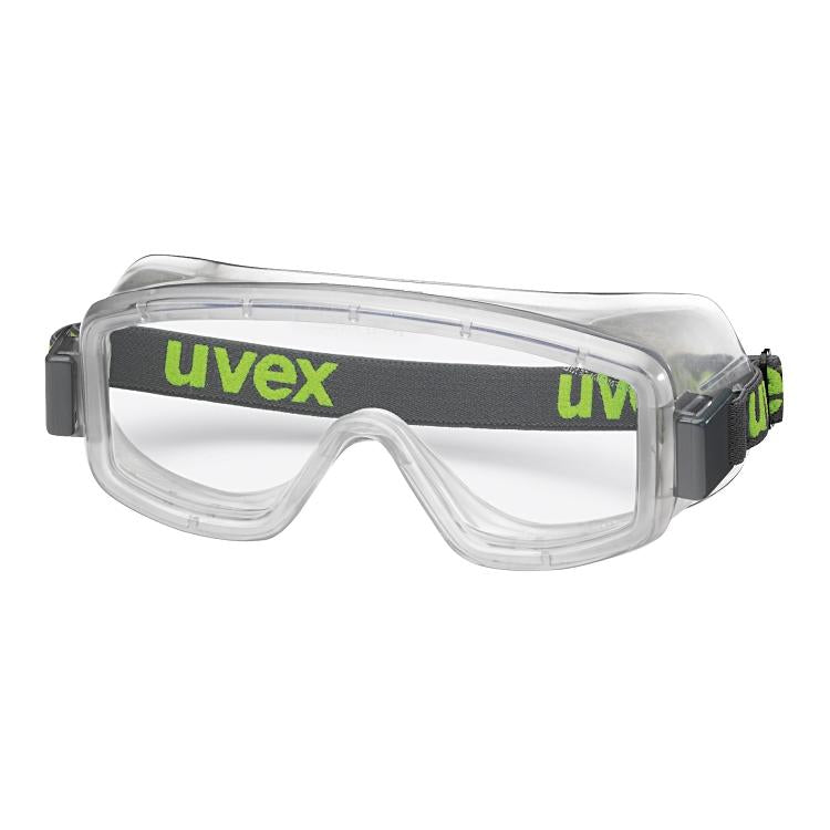 9405 Vollschutzbrille AC, hellgrau/klar, belüftet anti-kratz, anti-fog