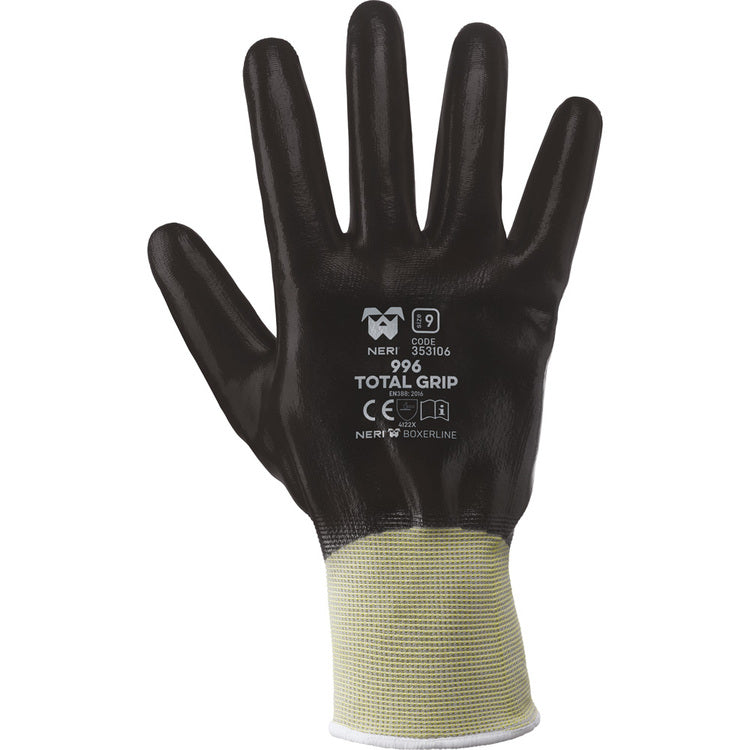NERI 996 TOTAL GRIP, Gr. 8-10 (M-XL) Mechanischer Schutzhandschuh Nylon / Nitril
