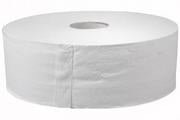 Toilettenpapier Jumbo recy Sack à 6 Rollen,2-lagig,338m, weiss, K.6 cm, unperfor