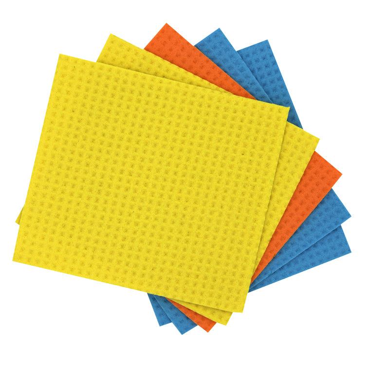 Claire 18 x 20 cm Beutel à 5 Stk Schwammtuch Zell  + Baumwolle