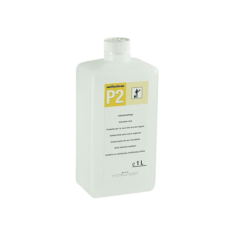 P2 Edelstahlpflege 1L Flasche à 1 Liter