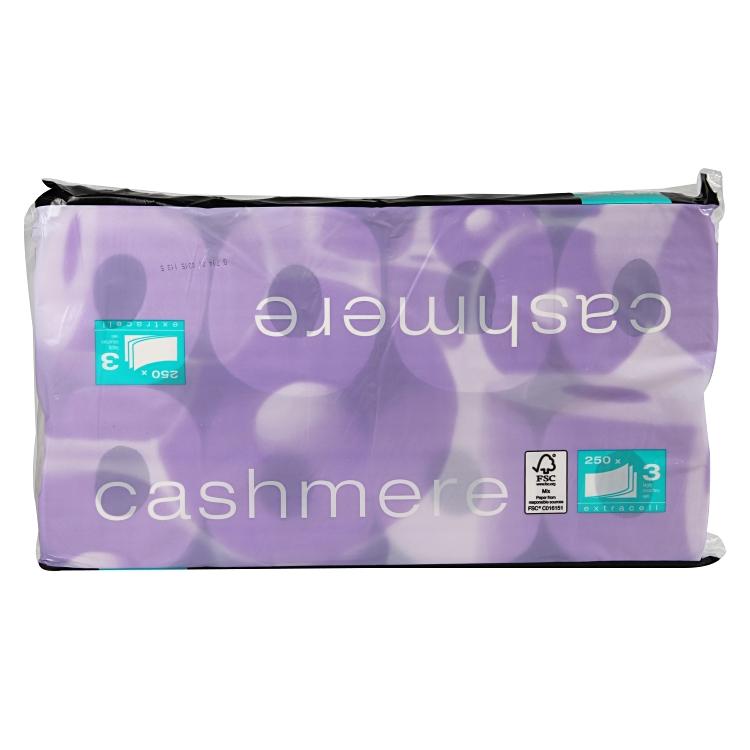 Toilettenpa. Venardo Cashmere Sack à 9x8 Rollen à 250 Blatt Zellulose,3-lag,weis
