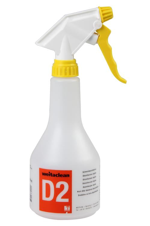 D2 Schnelldesinfektion 500 ml à 500ml Sprühflasche leer
