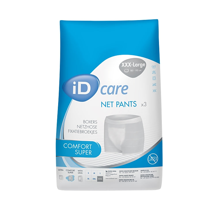 iD Care Comfort Super 3XL 3 Stk / Beutel Grau Taillenumfang 180-195 cm