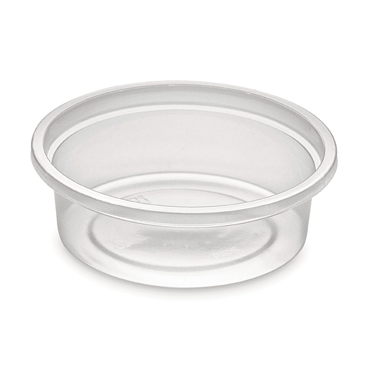Dressingbecher 50ml Pack à 100 Stück, PP D 70.3mm, H 23mm, klar