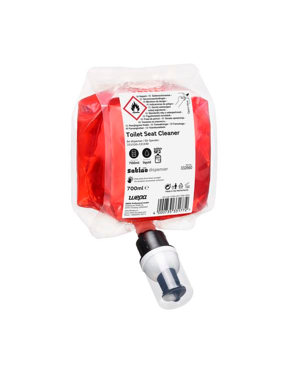 Toilettensitzreiniger Satino SF2, Karton à 6 Beutel à 700ml Farbe trasparent