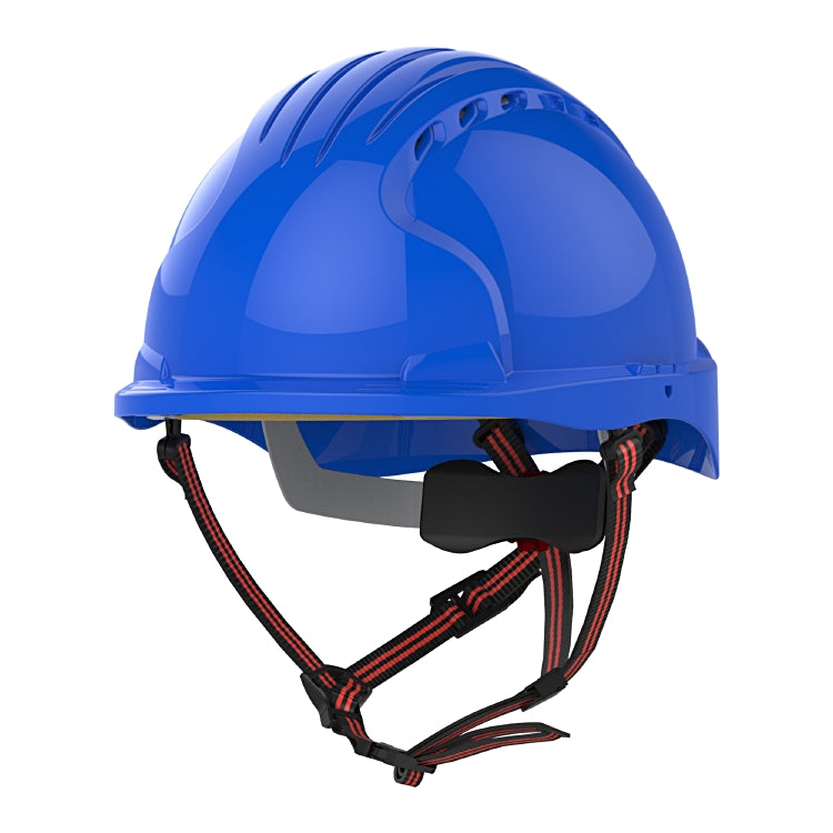 EVO 5 Dualswitch Helm ABS,blau,belüftet,Kinnriemen Drehradverschluss