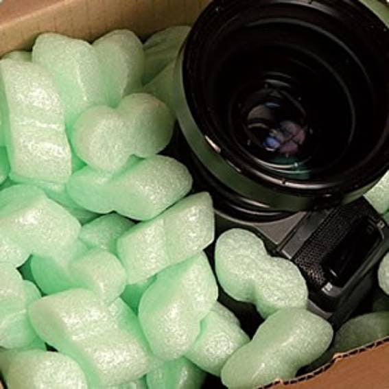 Flo-Pak Green grüne Verpackungschips Recycled EPS, Sack à 500 lt