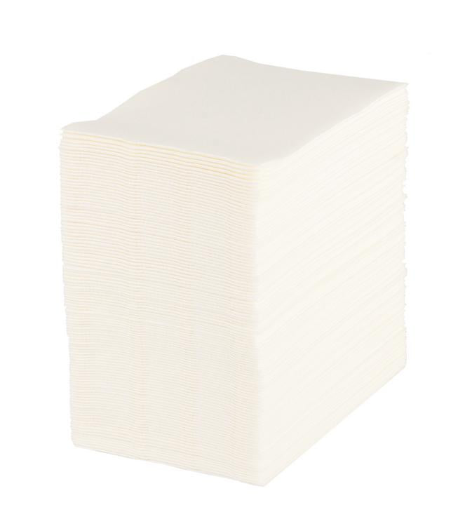 Serviette BASIC  WEISS Pack à 200 Stück 24 x 40cm 1/4 Falz Linc.-Light